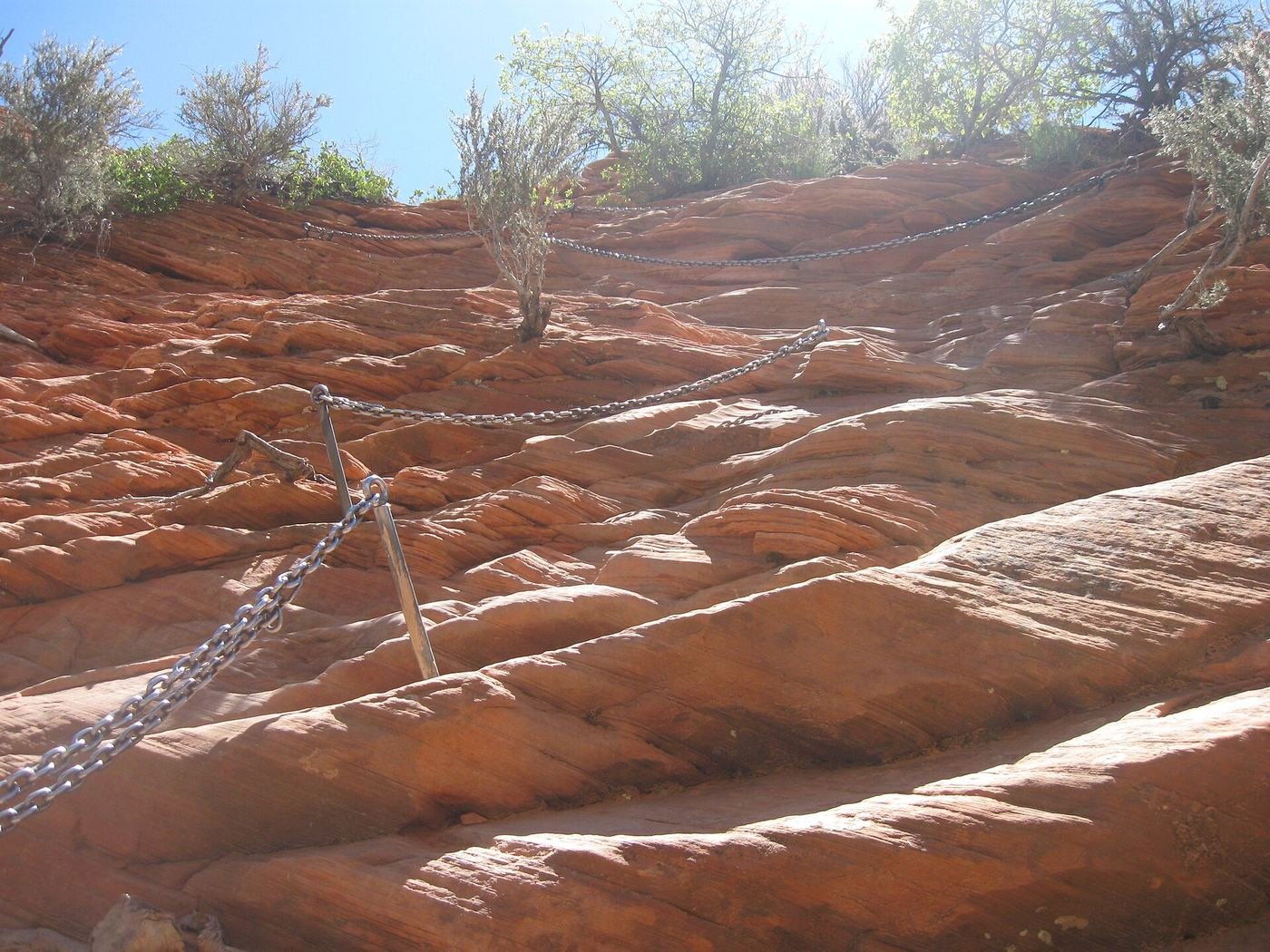 Angels Landing trail in Zion National Park