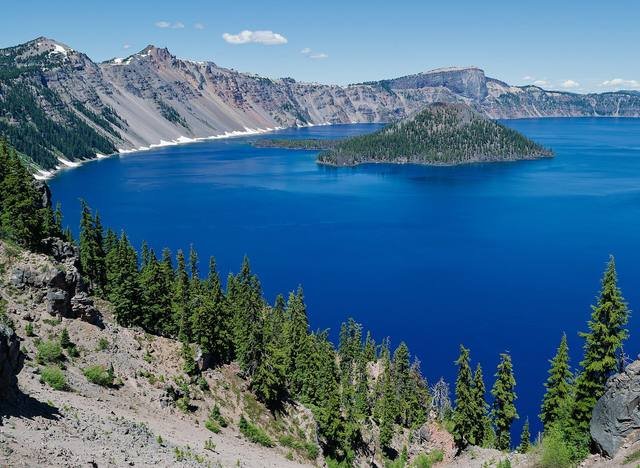 Wizard Island in Crater Lake