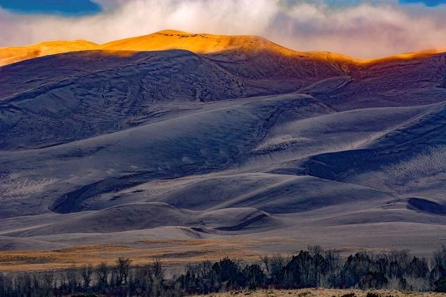 Dunes and mountains at Great Sand Dunes