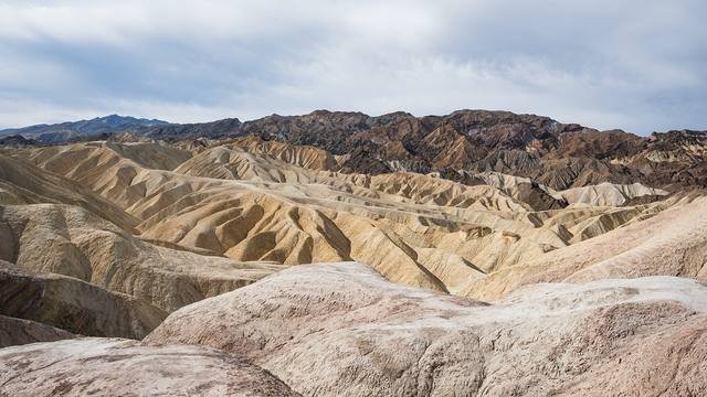 Zabriskie Point badlands